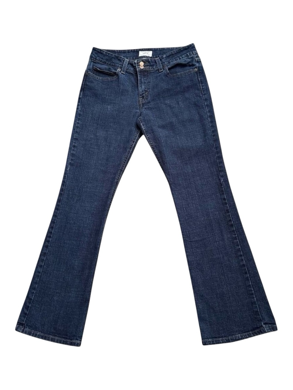 Levis 526 Slender Bootcut Jeans Womens 6 Dark Wash Blue Stretch 30.5" Inseam